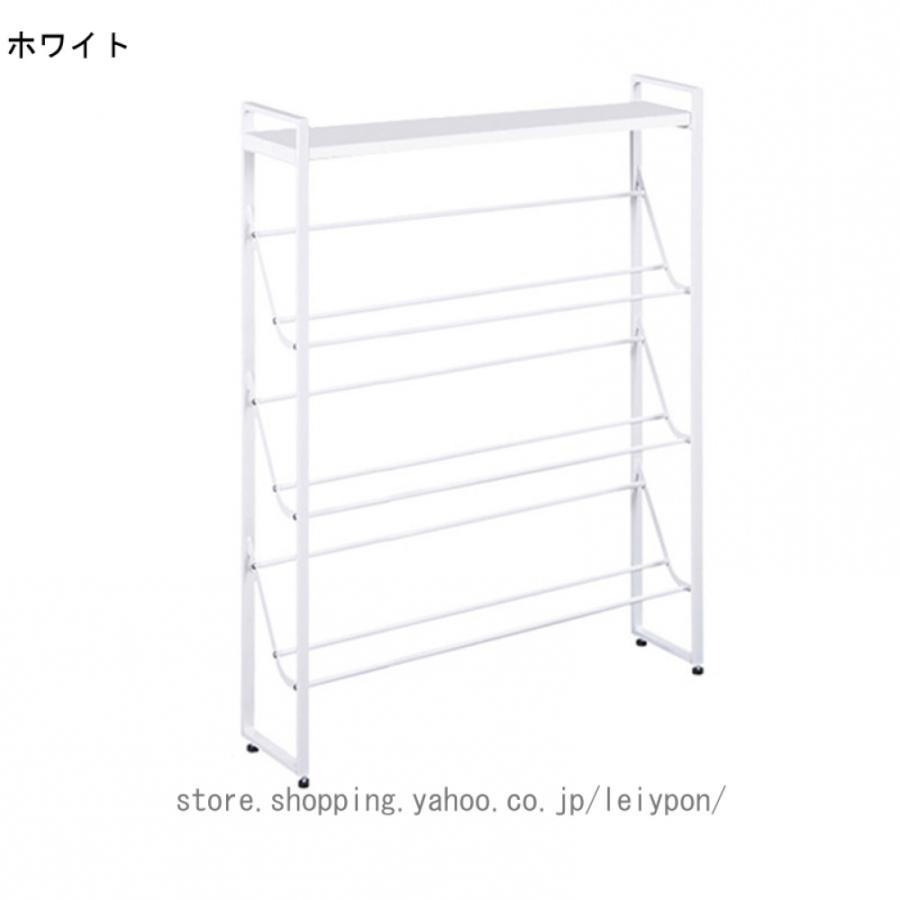 シューズラック 靴棚 玄関 靴収納ラック 下駄箱 シューズ 収納 スリム 靴置き 棚玄関 収納棚 靴入れ シューズボックス 木製 収納家具 リビング収納 シンプル_3