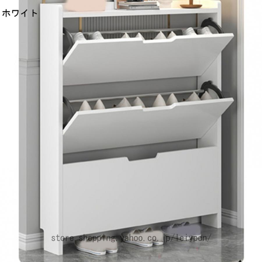 靴箱 コンパクト スリム 幅100cm 奥行17cm 収納 下駄箱 シューズボックス 収納棚 おしゃれ スリム 玄関収納 靴棚 食器棚 収納 棚 食器 ラック 大容量 湿気_5