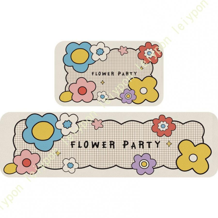 北欧 キッチンマット おしゃれ 台所マット 洗濯いらず 防水 拭ける 滑り止め 低反発マット 拭けるマット ずれない 抗菌消臭 傷防止マット 防水性と防汚 |  | 11