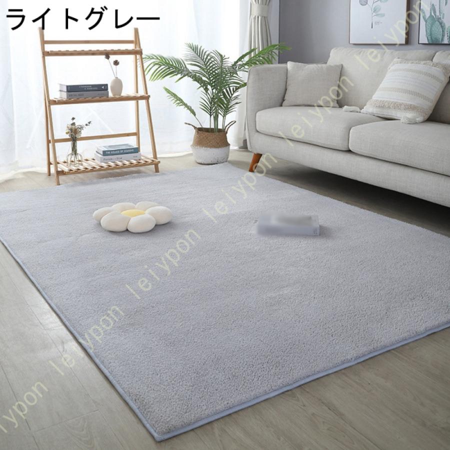 冬用 ラグ カーペット ラグマット 和風 ホットカーペット対応 厚手 洗える 滑り止め 抗菌防臭 フロアカーペット おしゃれ センターラグ 西海岸 ナチュラル_7