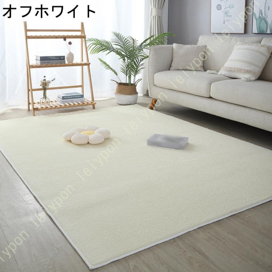 冬用 ラグ カーペット ラグマット 和風 ホットカーペット対応 厚手 洗える 滑り止め 抗菌防臭 フロアカーペット おしゃれ センターラグ 西海岸 ナチュラル_11