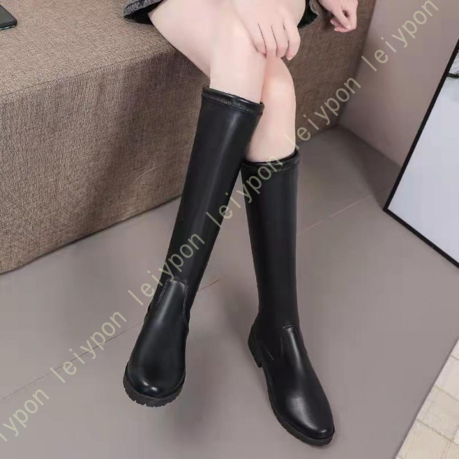 ロングブーツ レディース ジョッキーブーツ シークレットブーツ