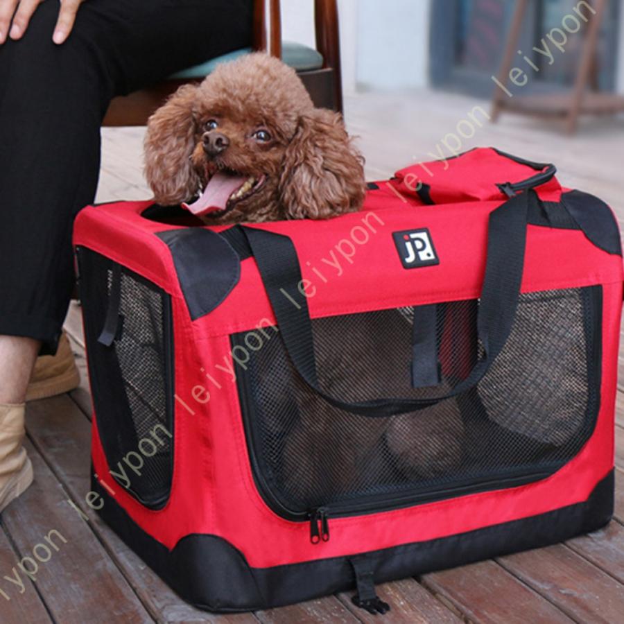 猫キャリー 猫用キャリーバッグ ショルダーバッグ式 ペットキャリー バッグ 折畳み多機能 メッシュ 通気性 臭気がない 布製 撥水加工 子猫 中・大型猫用_24