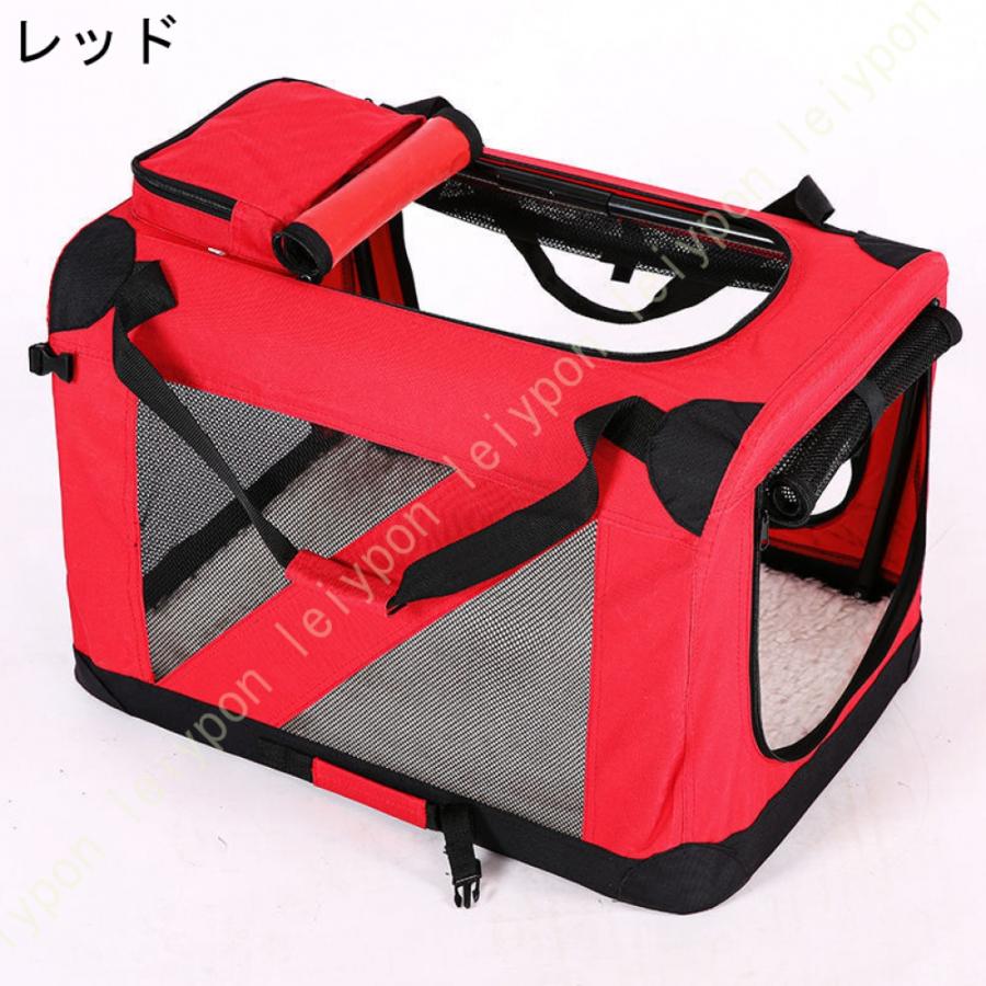 猫キャリー 猫用キャリーバッグ ショルダーバッグ式 ペットキャリー バッグ 折畳み多機能 メッシュ 通気性 臭気がない 布製 撥水加工 子猫 中・大型猫用_11