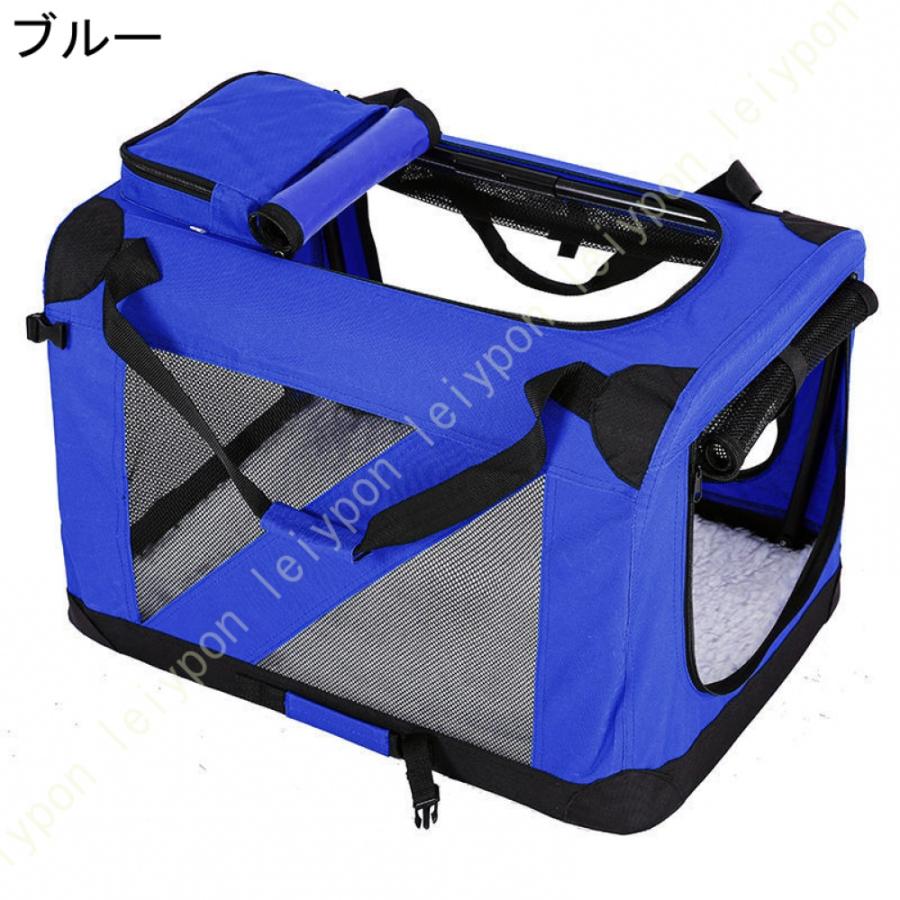猫キャリー 猫用キャリーバッグ ショルダーバッグ式 ペットキャリー バッグ 折畳み多機能 メッシュ 通気性 臭気がない 布製 撥水加工 子猫 中・大型猫用_12