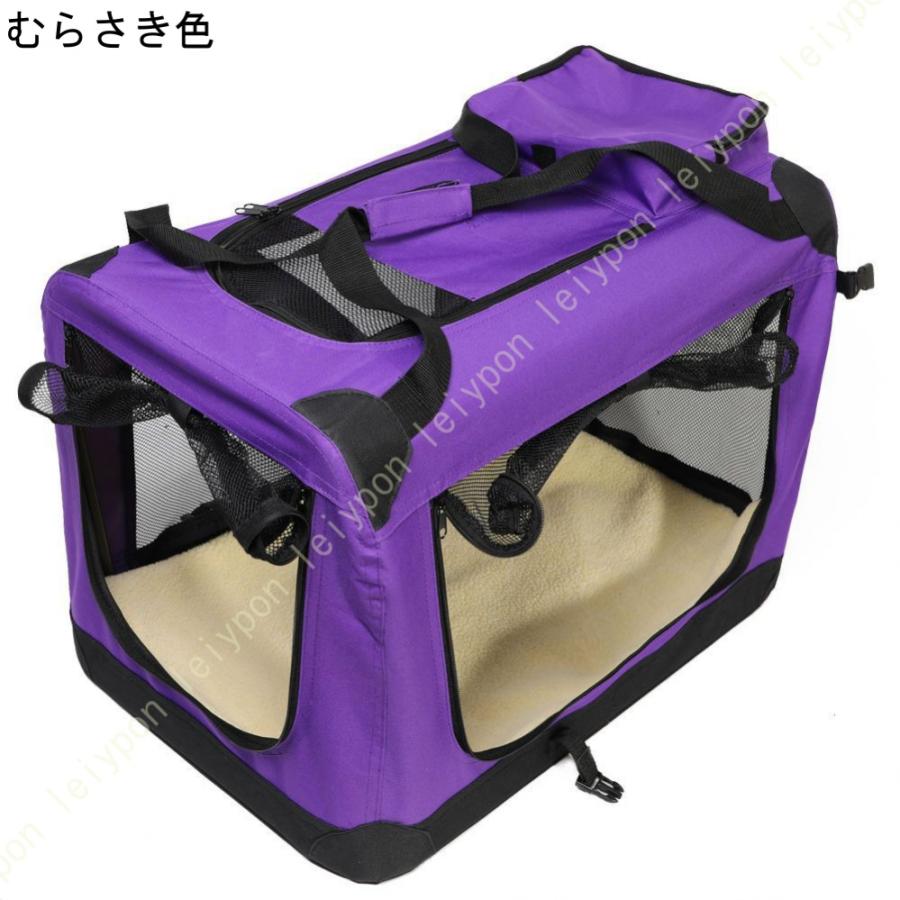 猫キャリー 猫用キャリーバッグ ショルダーバッグ式 ペットキャリー バッグ 折畳み多機能 メッシュ 通気性 臭気がない 布製 撥水加工 子猫 中・大型猫用_14