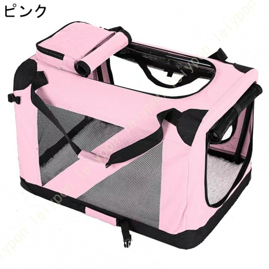 猫キャリー 猫用キャリーバッグ ショルダーバッグ式 ペットキャリー バッグ 折畳み多機能 メッシュ 通気性 臭気がない 布製 撥水加工 子猫 中・大型猫用_18