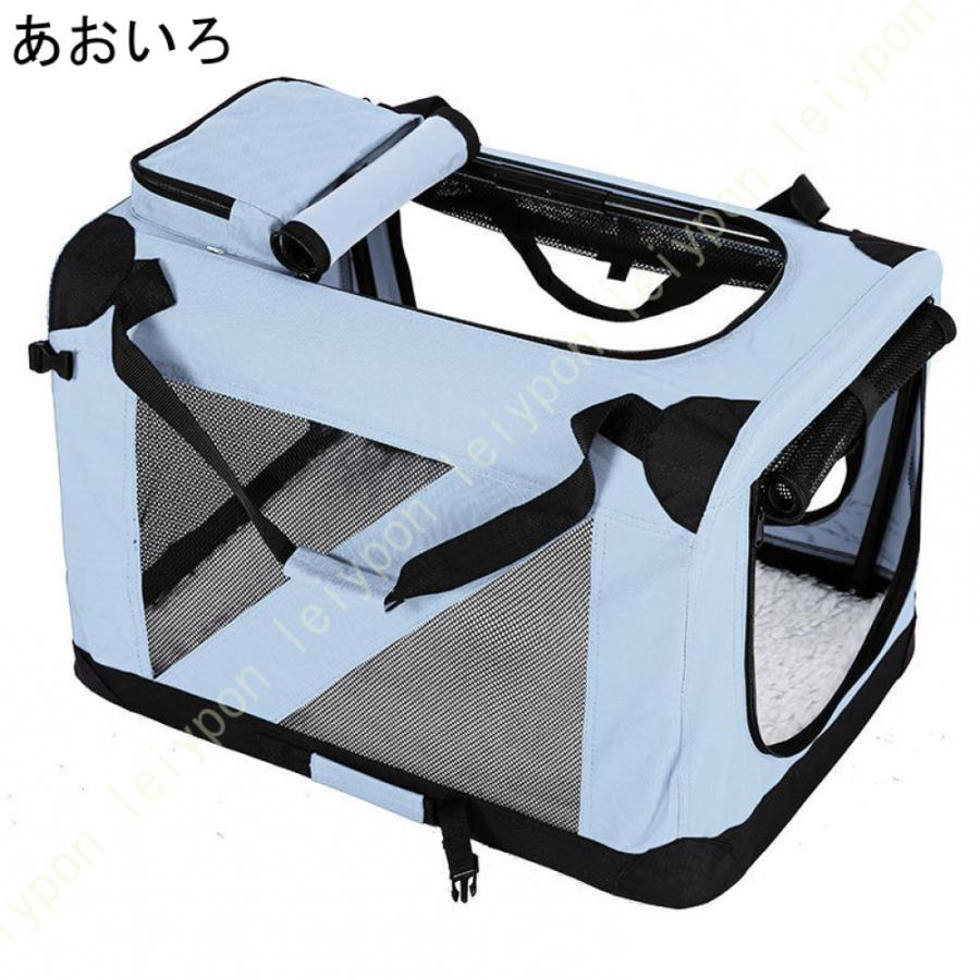 猫キャリー 猫用キャリーバッグ ショルダーバッグ式 ペットキャリー バッグ 折畳み多機能 メッシュ 通気性 臭気がない 布製 撥水加工 子猫 中・大型猫用_19
