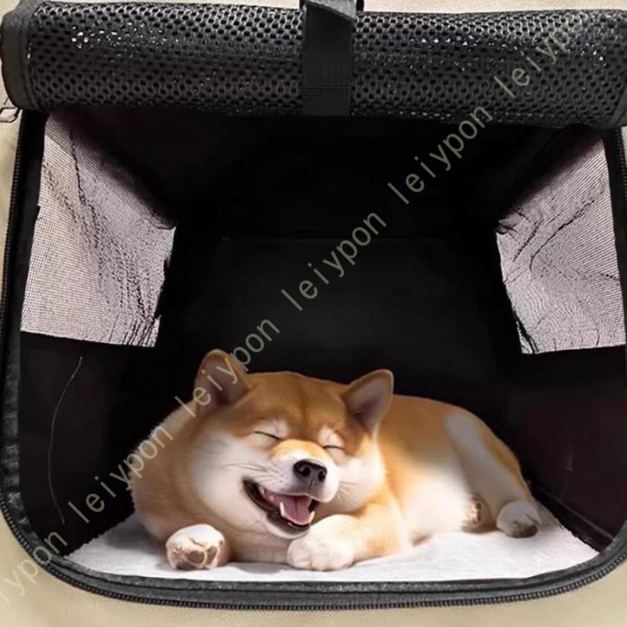 猫 キャリーケース ペットキャリーバッグ ペットバッグ ショルダーバッグ 犬 うさぎキャリー 通気 滑り止め 小型犬 手提げキャリーバッグ 車載 ドライブ_12