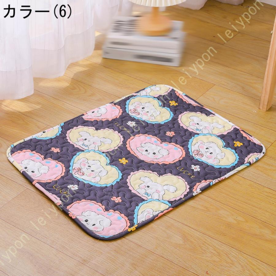 ペットベッド 夏用 クールマット 敷きパッド 下敷き 綿 キルト 柔らかい 軽量 通気 滑り止め 屋内/屋外用 丸洗い 小型 中型 犬 猫 暑さ対策 ペットシーツ |  | 13