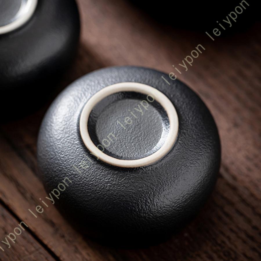 茶器セット 急須1 ミニ湯のみ6 陶器の茶こし付き はさみ焼 茶器