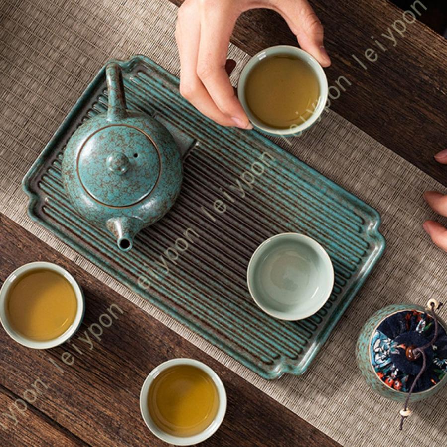 茶器セット 急須1 ミニ湯のみ4 陶器の茶こし付き はさみ焼 茶器 茶器セット 急須1 ミニ湯のみ4 陶器の茶こし付き はさみ焼 茶器