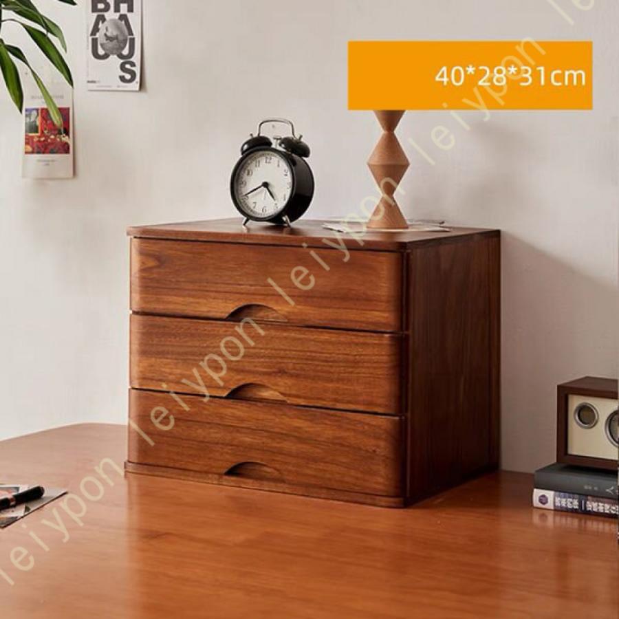 A*2様 KEYUCA ダークブラウン 木製チェスト 6段 ガラス引き出し(2段 楽天