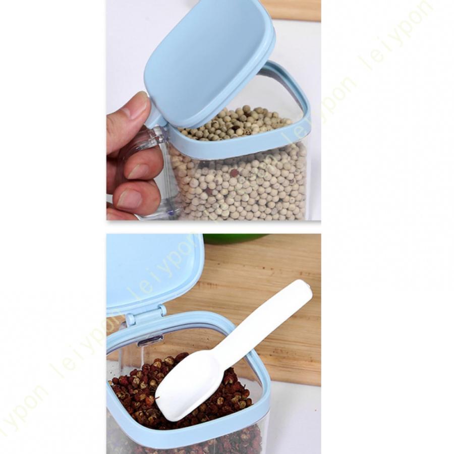 調味料入れ ドレッシングボトル 調味料 塩 容器 砂糖 スパイスボトル 調味料入れ砂糖入れ 2格 ふた付き 北欧 家庭用 キッチン 調味料収納ケース 白 グレー |  | 18