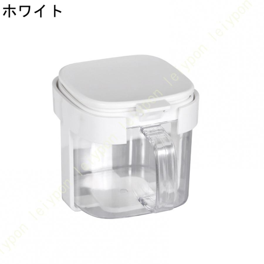調味料入れ ドレッシングボトル 調味料 塩 容器 砂糖 スパイスボトル 調味料入れ砂糖入れ 2格 ふた付き 北欧 家庭用 キッチン 調味料収納ケース 白 グレー |  | 04