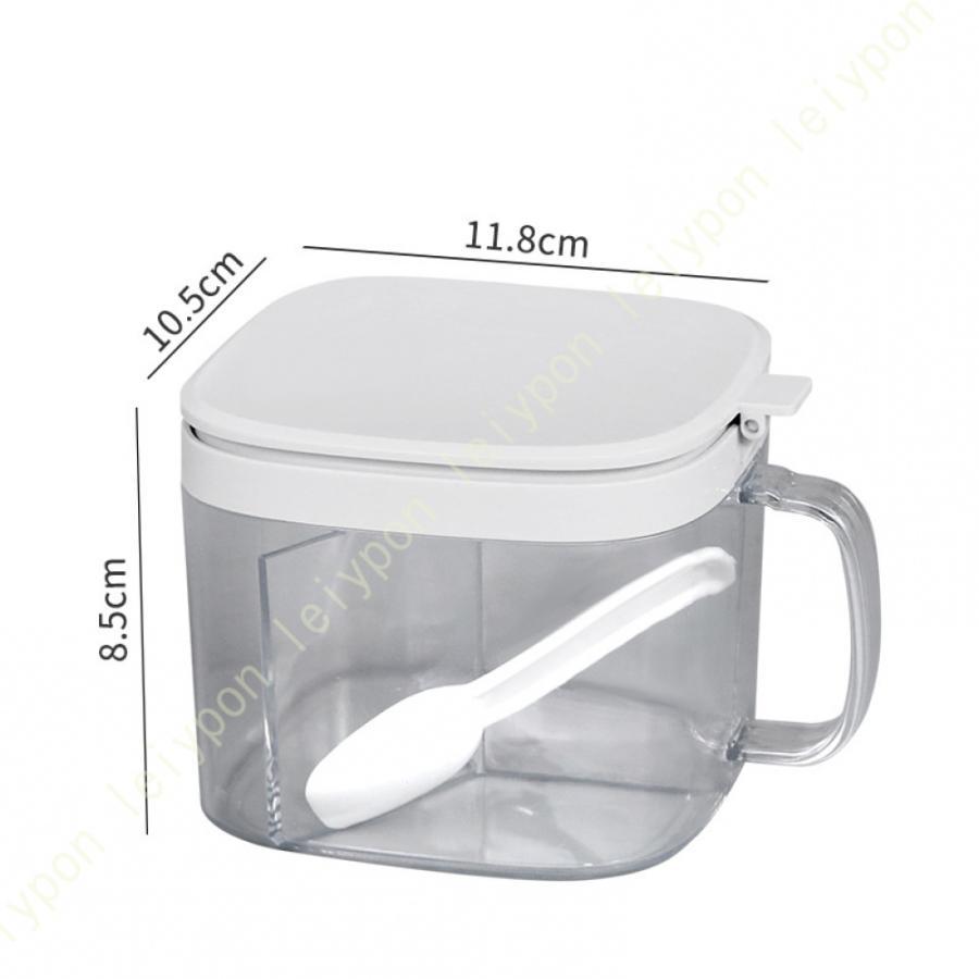 調味料入れ ドレッシングボトル 調味料 塩 容器 砂糖 スパイスボトル 調味料入れ砂糖入れ 2格 ふた付き 北欧 家庭用 キッチン 調味料収納ケース 白 グレー |  | 09