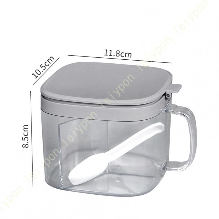 調味料入れ ドレッシングボトル 調味料 塩 容器 砂糖 スパイスボトル 調味料入れ砂糖入れ 2格 ふた付き 北欧 家庭用 キッチン 調味料収納ケース 白 グレー |  | 12