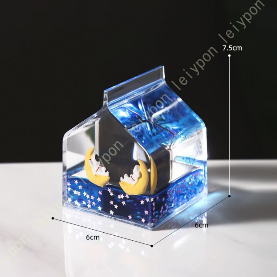 サンドピクチャー ブルー 砂絵 綺麗 雑貨 置き型 小さい 宇宙