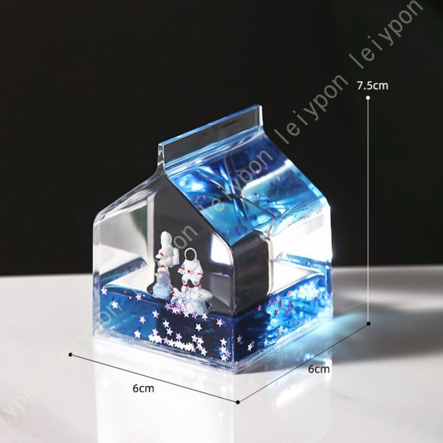 サンドピクチャー ブルー 砂絵 綺麗 雑貨 置き型 小さい 宇宙