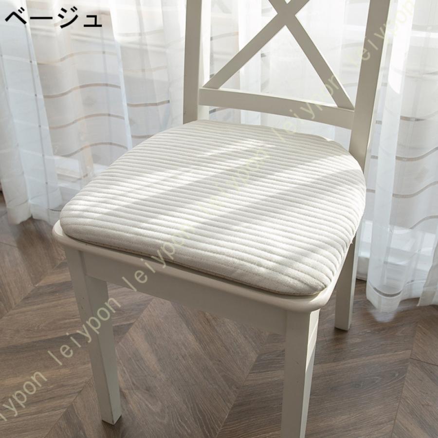ダイニングチェア クッション 2枚/4枚セット ひも付き 馬蹄型 ダイニングチェア クッション 2枚/4枚セット ひも付き 馬蹄型
