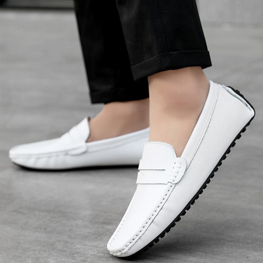 ローファー スリッポン ビジネスシューズ 大きいサイズ メンズ ドライビングシューズ デッキシューズ カジュアルシューズ 紳士靴 コインローファー