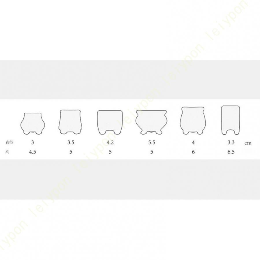 プランター 多肉植物鉢 サボテン鉢 陶器製 底穴付き シンプル 玄関 園芸用品 北欧 素焼き 複数色から選べる ミ二観葉植物適用 6個セット インテリア 飾り |  | 24