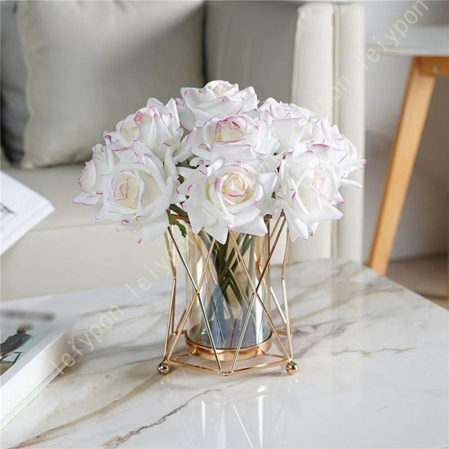 花瓶 おしゃれ フラワーベース 北欧スタイル ワイヤーフレーム