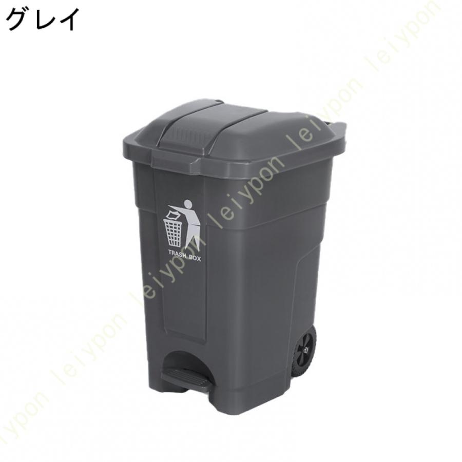 ゴミ箱 ダストボックス 70L 70L袋対応 大容量 おしゃれ 分別 ごみ箱 ふた付き キッチン スリム シンプル リビング 北欧 フタ付き 縦型 キャスター付き_4