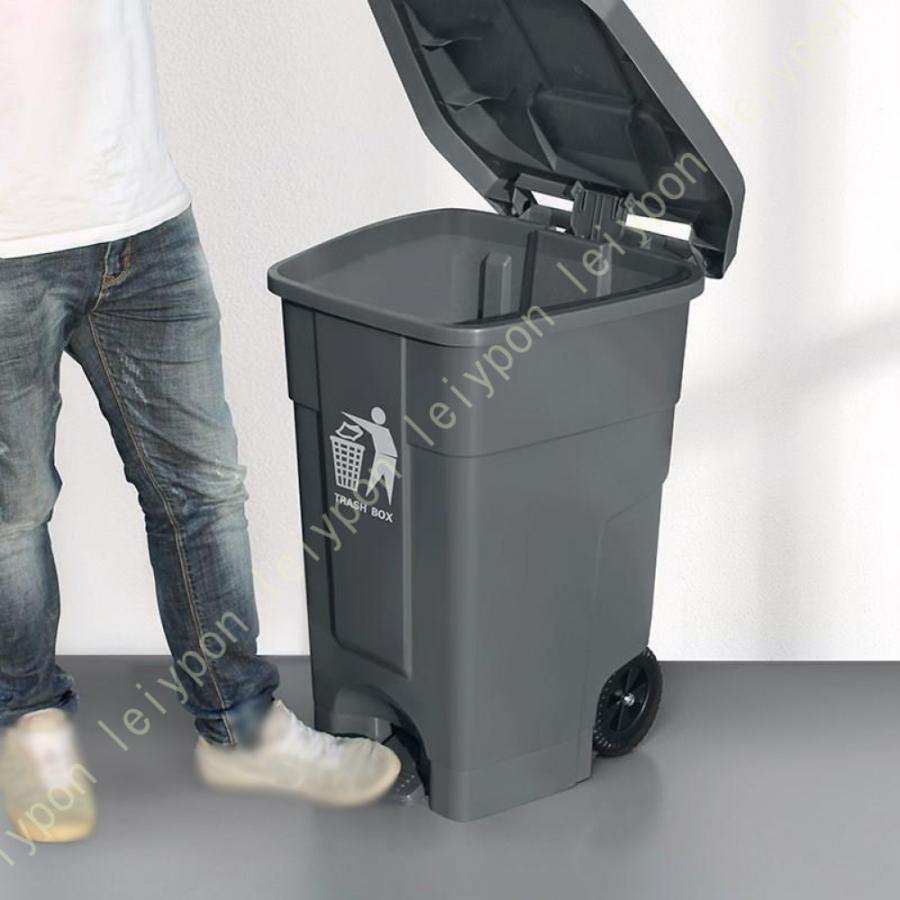 ゴミ箱 ダストボックス 70L 70L袋対応 大容量 おしゃれ 分別 ごみ箱 ふた付き キッチン スリム シンプル リビング 北欧 フタ付き 縦型 キャスター付き_10