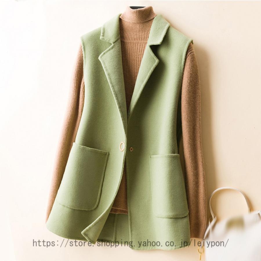 カジュアルコート ロング丈 ロングベスト レディース トレンチベスト ロング丈 スーツベスト テーラードカラー アウター フォーマル ジャケット オフィス |  | 10