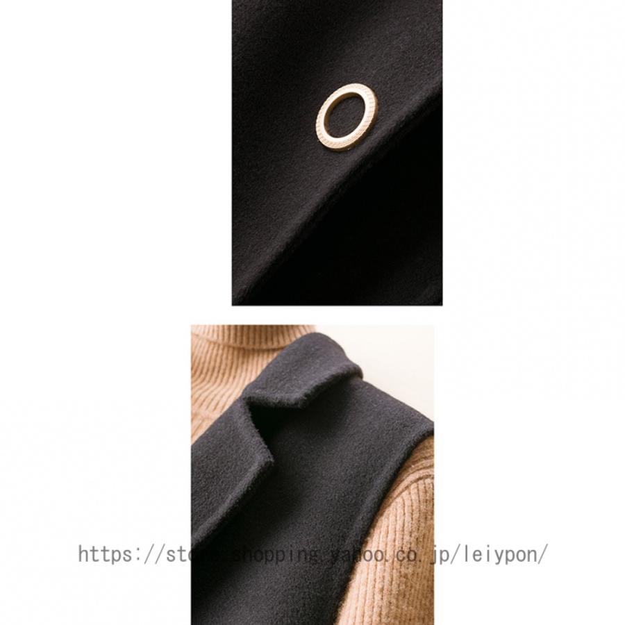 カジュアルコート ロング丈 ロングベスト レディース トレンチベスト ロング丈 スーツベスト テーラードカラー アウター フォーマル ジャケット オフィス |  | 12