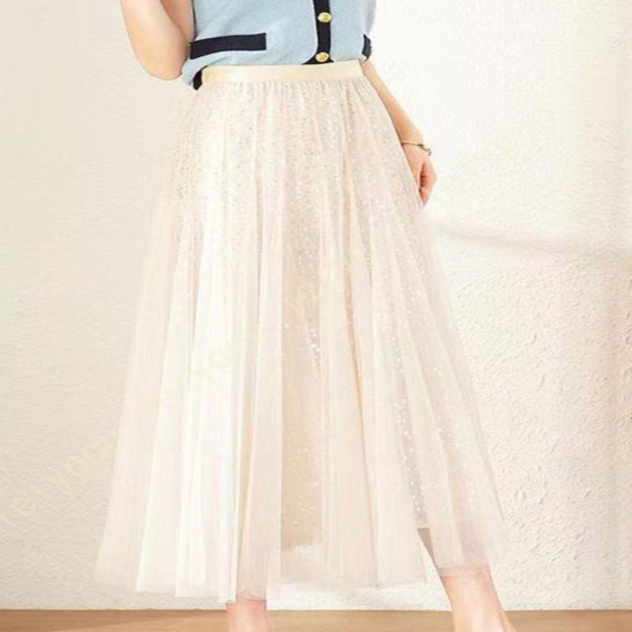 チュールスカート プリーツスカート ロング プリーツ 大人 冬 スカート チュール レディース ロングスカート Aライン マキシスカート 秋冬 マキシ丈 |  | 18