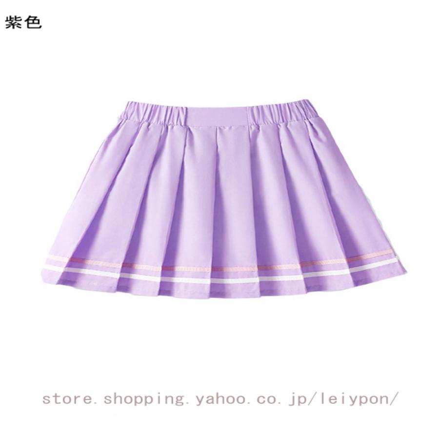 キッズ プリーツスカート 女の子 フレアスカート JKスカート 子供 JK スクールスカート スカート フレアミニスカート Aラインスカート スクール 制服 女児 夏 |  | 06