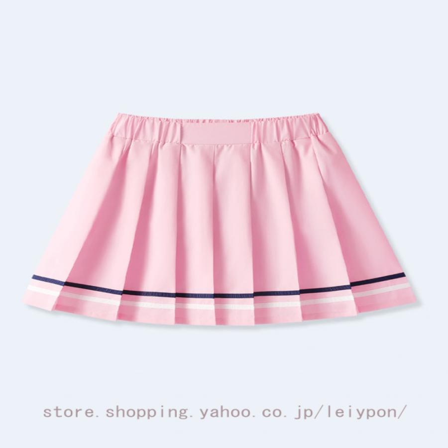 キッズ プリーツスカート 女の子 フレアスカート JKスカート 子供 JK スクールスカート スカート フレアミニスカート Aラインスカート スクール 制服 女児 夏 |  | 07