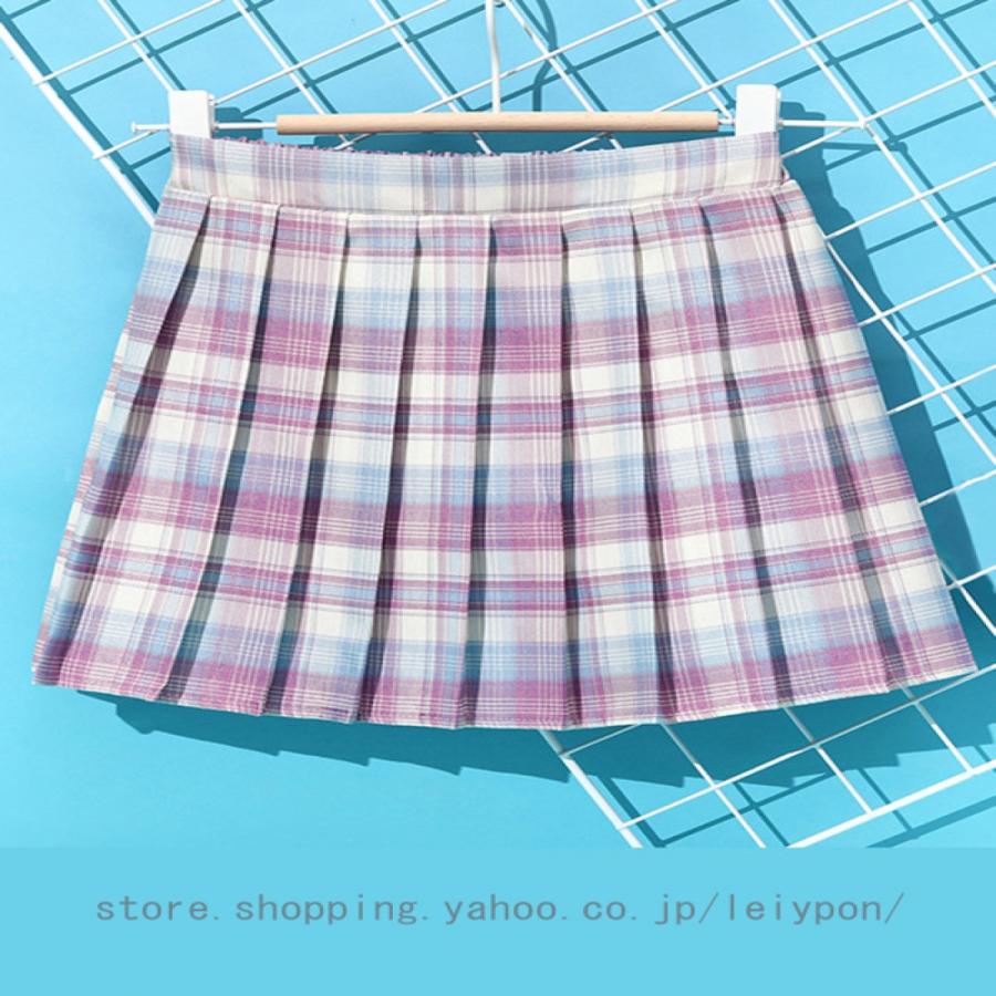 スカート コスプレ プリーツスカート キッズ 制服スカート ミニ スクールスカート ハイウェスト JK Aライン 女子高生 制服セット 女子高生 ウエストゴム |  | 08