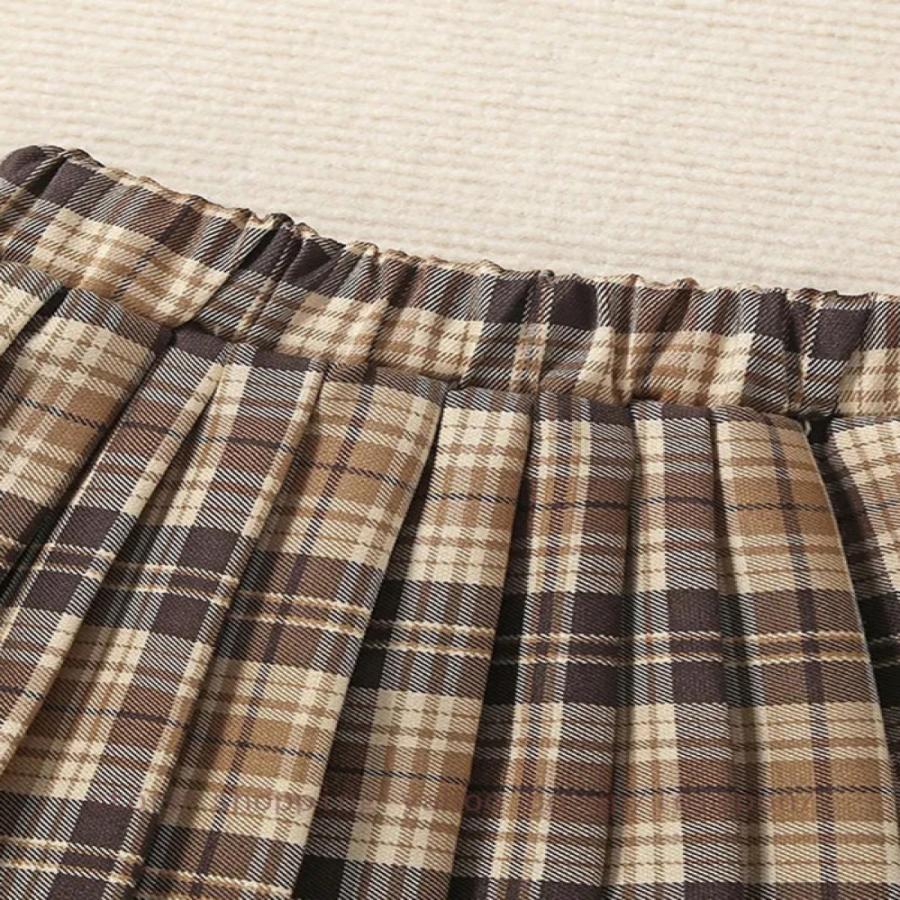 子供 プリーツスカート キッズ 韓国子供服 スクール スカート ミニ丈スカート 春夏 プリーツスカート チェック柄 ミニ丈 ベビー 女児 学園風 女の子 キッズ |  | 08