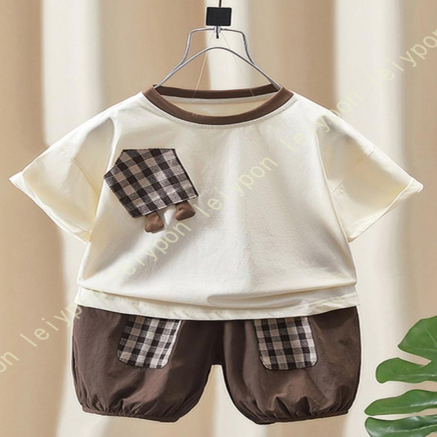 ボーイズ ジャージ 上下セット 子供服 男の子 半袖tシャツ ハーフパンツ 2点セット キッズ服 ゆったり カジュアル スポーツウェア 運動着 スウェット |  | 06