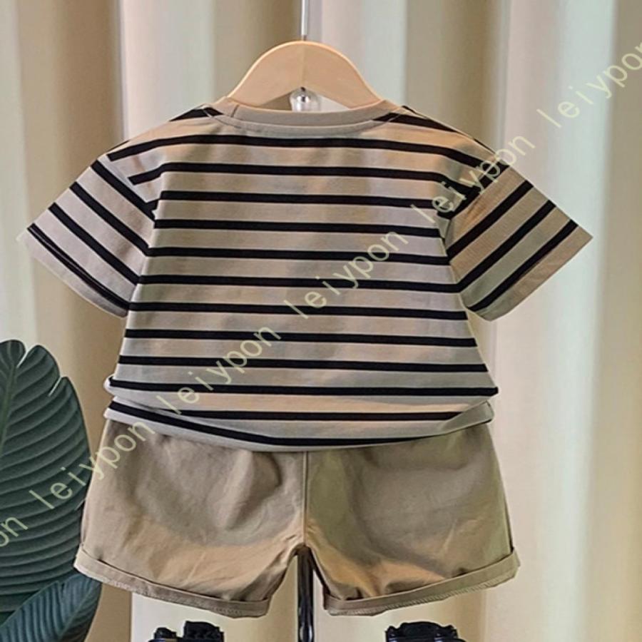 子供服 男の子 セットアップ 夏服 半袖 Tシャツ ハーフパンツ 半ズボン 上下セット 子供 ジャージ ショートパンツ カジュアル 通気性 速乾 お洒落 日常 |  | 05