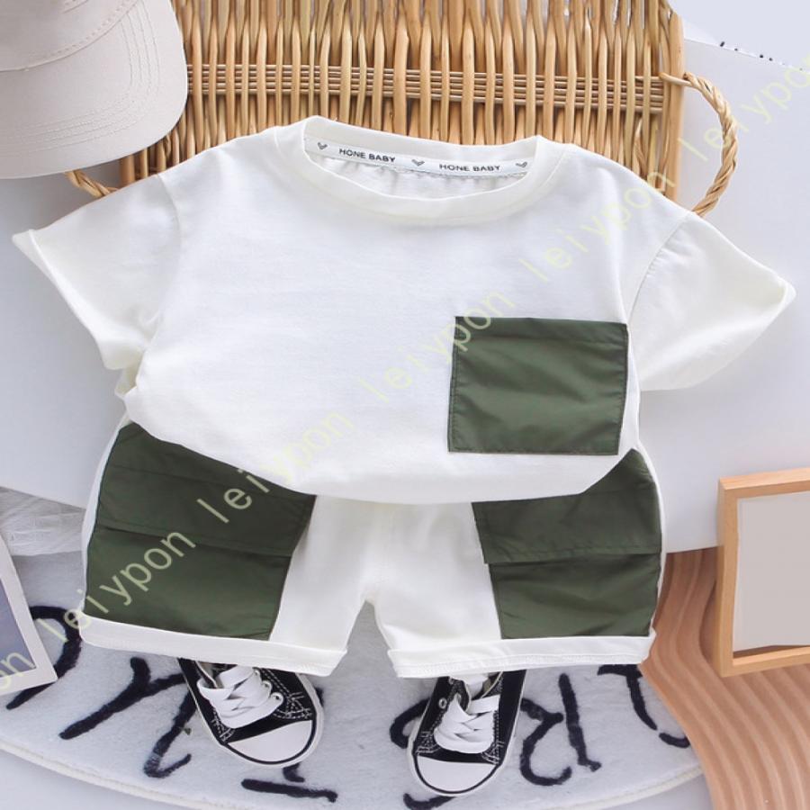 ベビー服 男の子 tシャツ 半袖 短パン 夏 子供服 セットアップ ハーフパンツ おしゃれ ジャージ キッズ 上下セット 半ズボン 赤ちゃん服 カジュアル 通気性 |  | 10