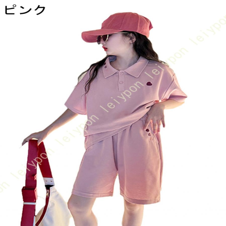 子供服 女の子 セットアップ 夏 半袖 Tシャツ ハーフパンツ 上下セット キッズ 夏服 子供 ジャージ 普段着 カジュアル スポーツ ジュニア お洒落 |  | 03