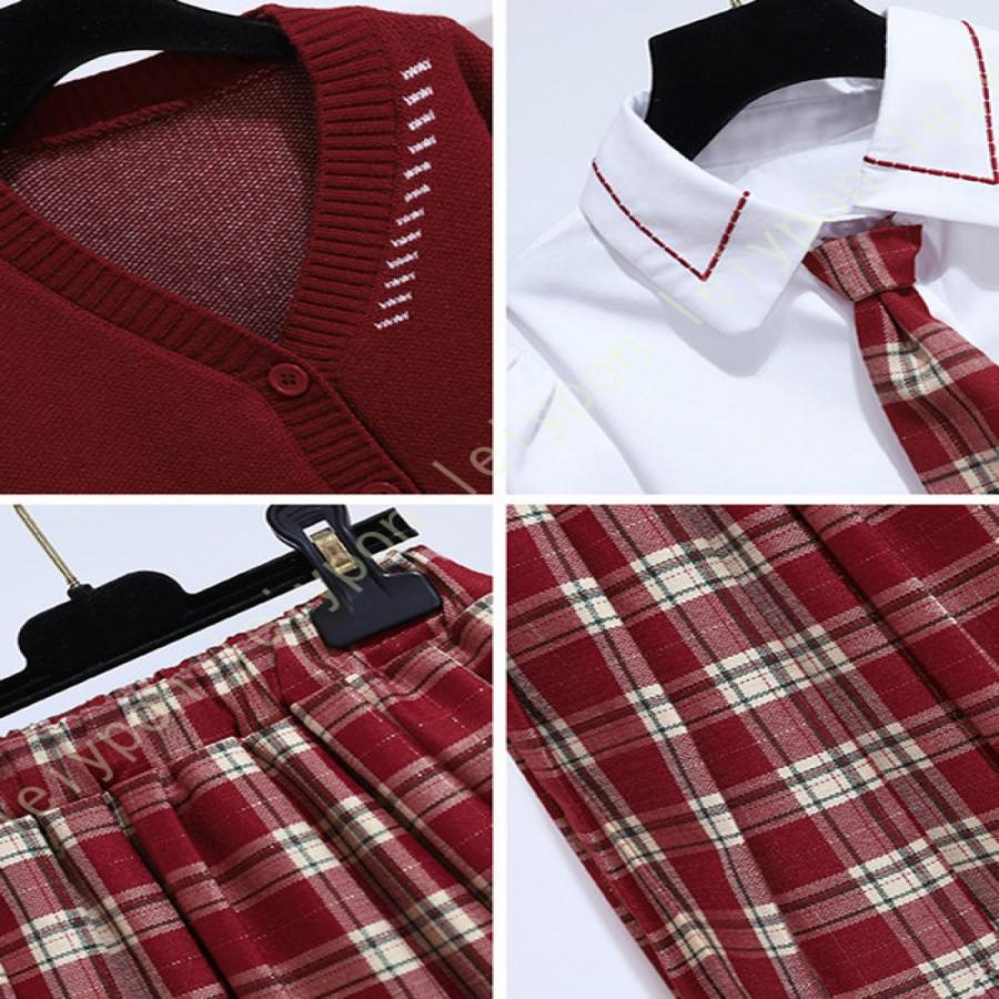 JK制服 3点セット ニット カーディガン 女の子 シャツ 蝶ネクタイ プリーツスカート スポーツウェア キッズスーツ 子供服 大人服 上下セット 子供スーツ 女児 |  | 10