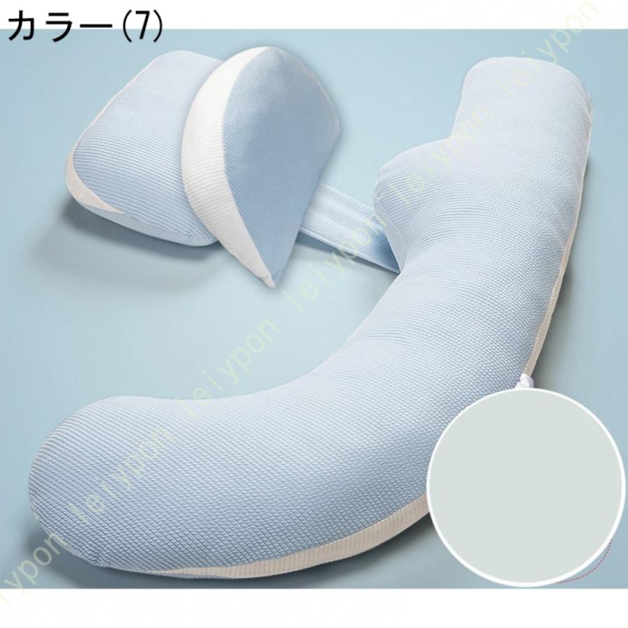 枕 多機能抱き枕 ボディーピロー u型 ソフト 抱き枕 負担を軽減 安眠サポート 快眠 大きい リラックス 出産準備 女性 母へのギフト 背あてクッション 足枕の画像