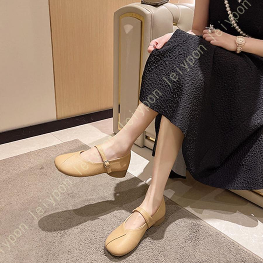 パンプス ワンストラップ ローヒール ペタンコ バレエ 幅広 丸い パンプス ワンストラップ ローヒール ペタンコ バレエ 幅広 丸い