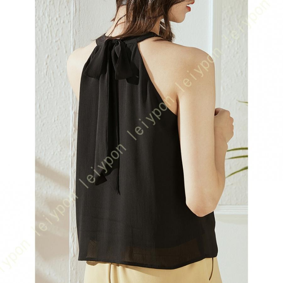 [AYBTO]ブラウス リボンブラウス レディース 大きいサイズ キャミソール ボウタイ ノースリーブ フォーマル パーティー カジュアル ホワイトシャツ シンプル |  | 15