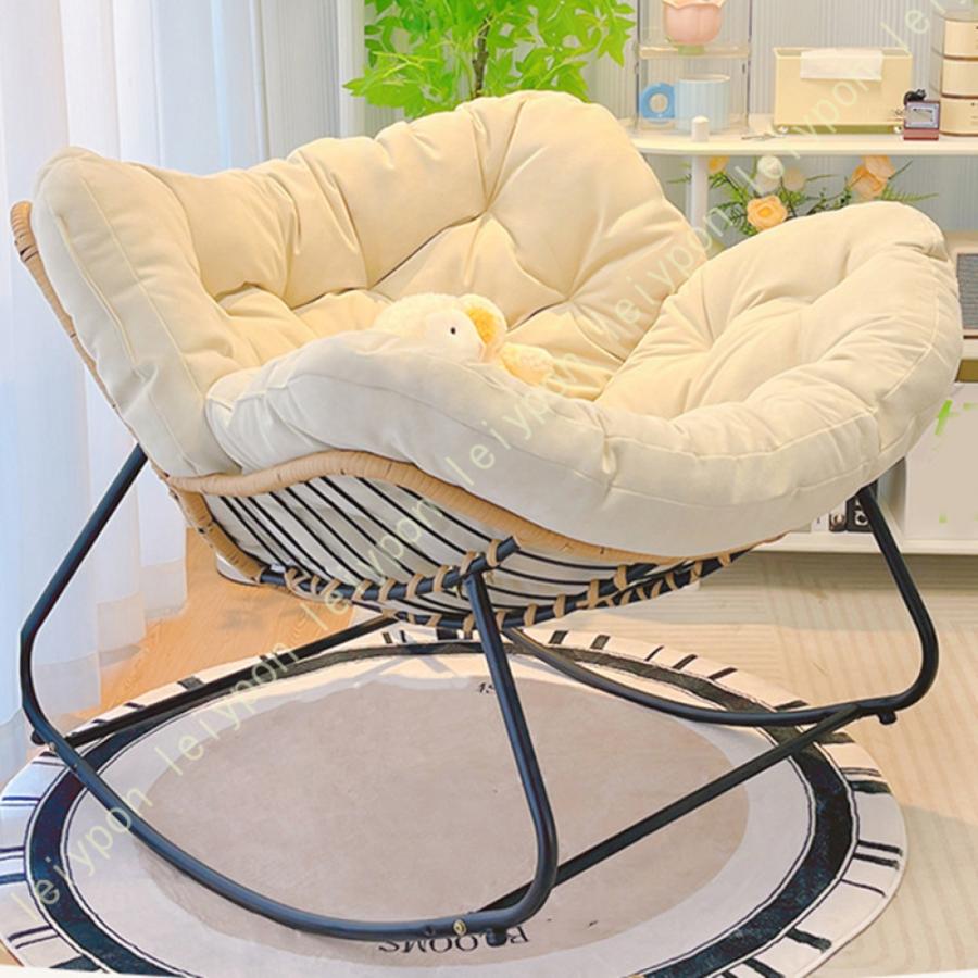 ロッキングチェア多機能 ロッキング リクライニングチェア 読書椅子