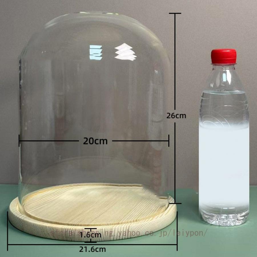 ガラスドーム 球の形 ガラスケース 木質ベース付き フィギュア 化粧品 模型 プリザーブドフラワー 装飾品 ガラスカバー ドライフラワー 展示 デコレーション |  | 08
