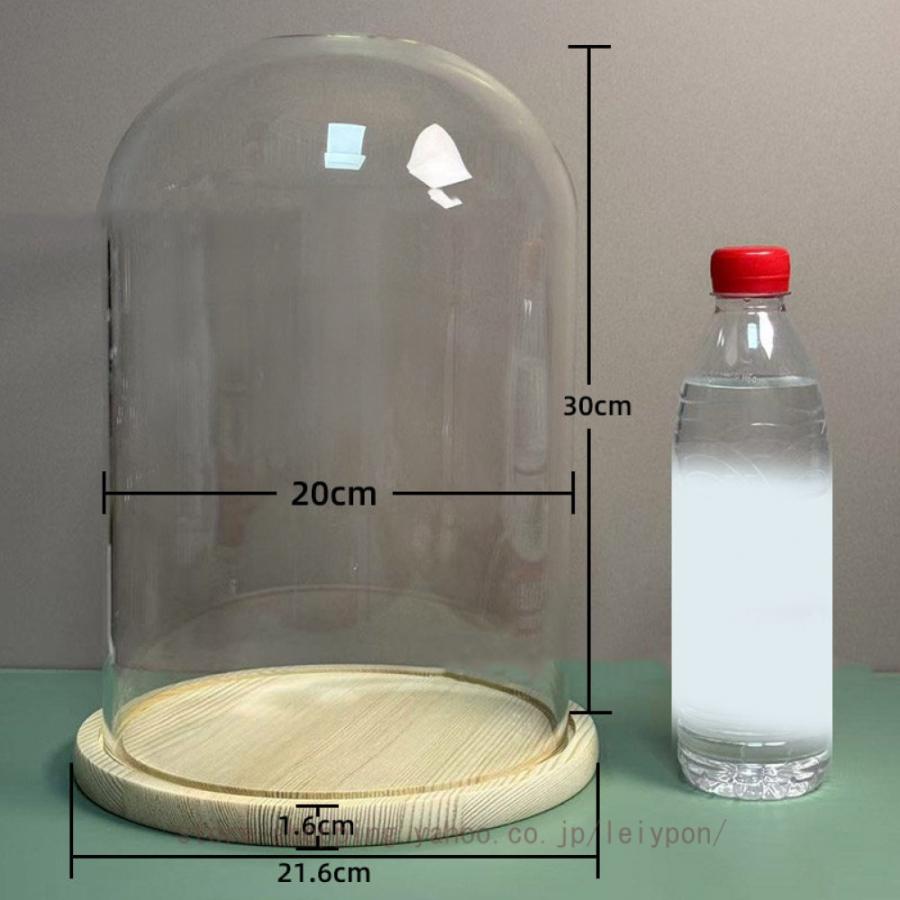 ガラスドーム 球の形 ガラスケース 木質ベース付き フィギュア 化粧品 模型 プリザーブドフラワー 装飾品 ガラスカバー ドライフラワー 展示 デコレーション |  | 09