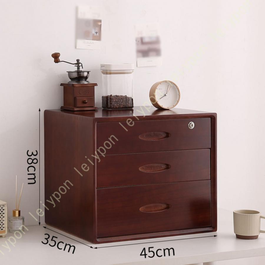 鍵付き ミニ チェスト 木製 卓上 卓上収納 卓上チェスト