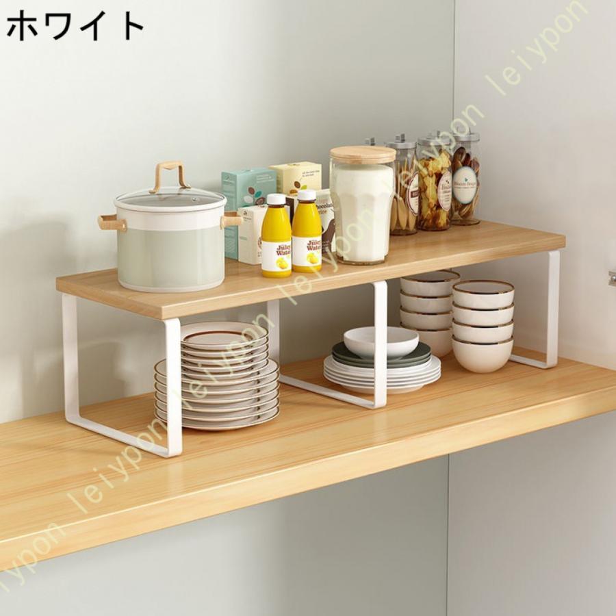 スパイスラック　木目ホワイト/調味料収納/キッチンラック/キッチン収納 キッチン コの字ラック 頑丈 ホワイト 調味料ラック 調味料置き 調味料