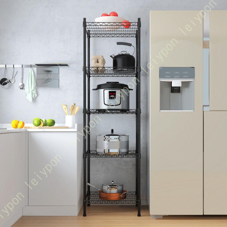 スチールラック スチール製ラック ブラック おしゃれ パントリー 納戸